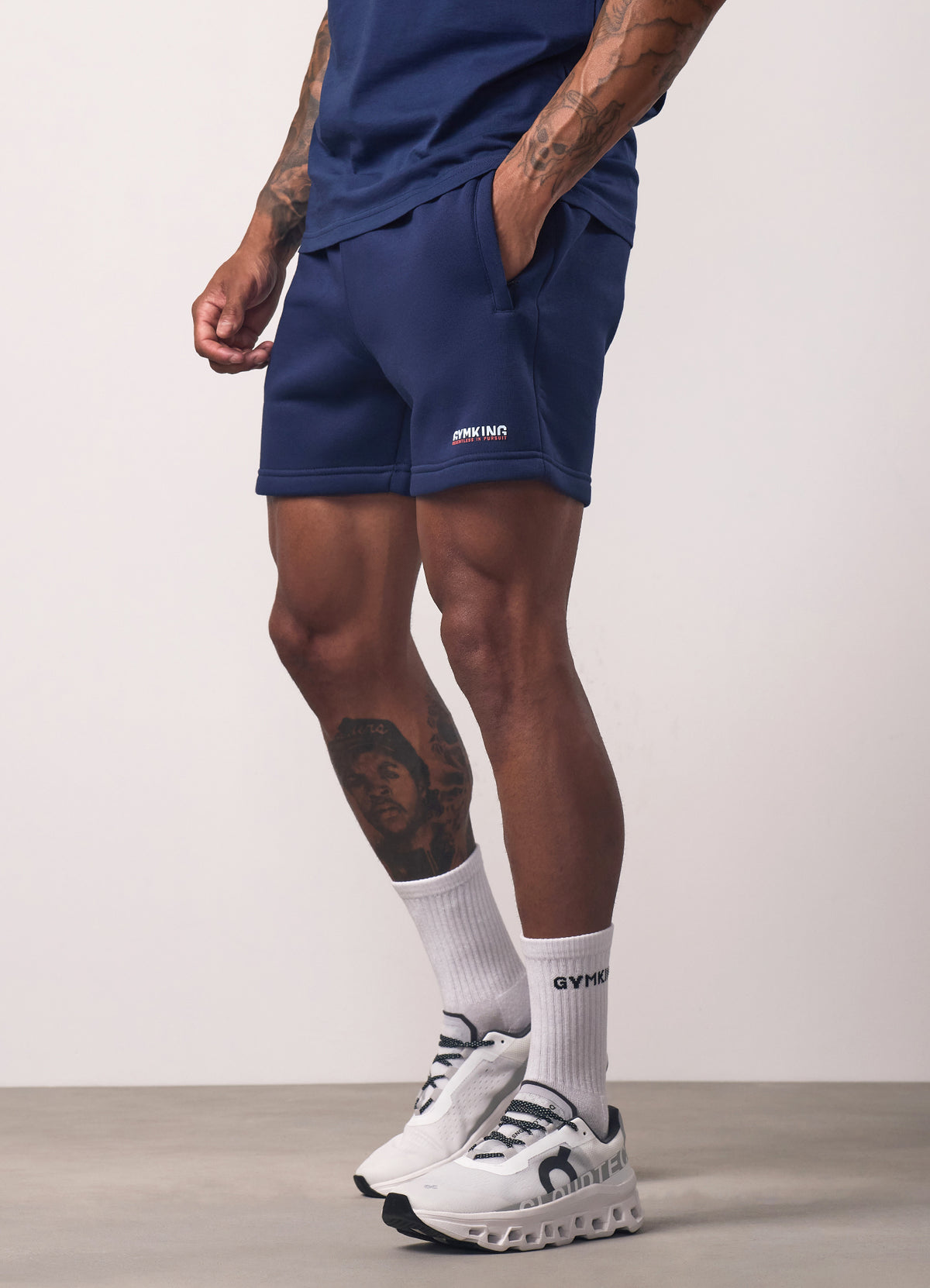 Gym King Relentless Short - Imperial Blue