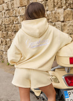 Gym King Renew Flatlock Hoodie and Shorts - Buttermilk thumbnail