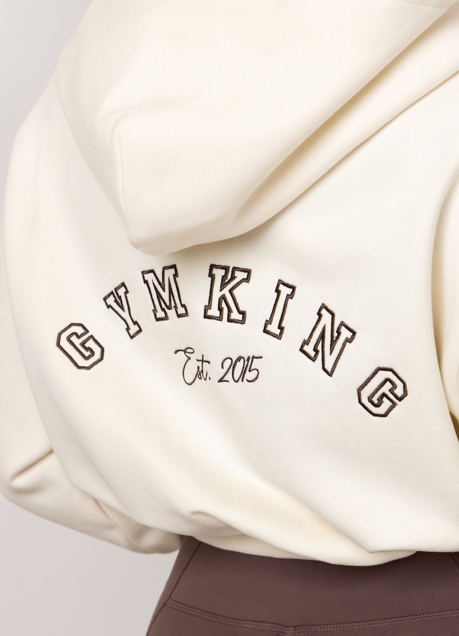 Gym King Replenish Peached Crop Hood - Marshmallow