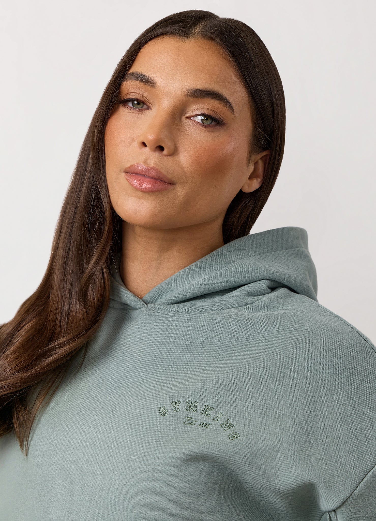 Gym King Replenish Peached Seam Hood - Brushed Sage