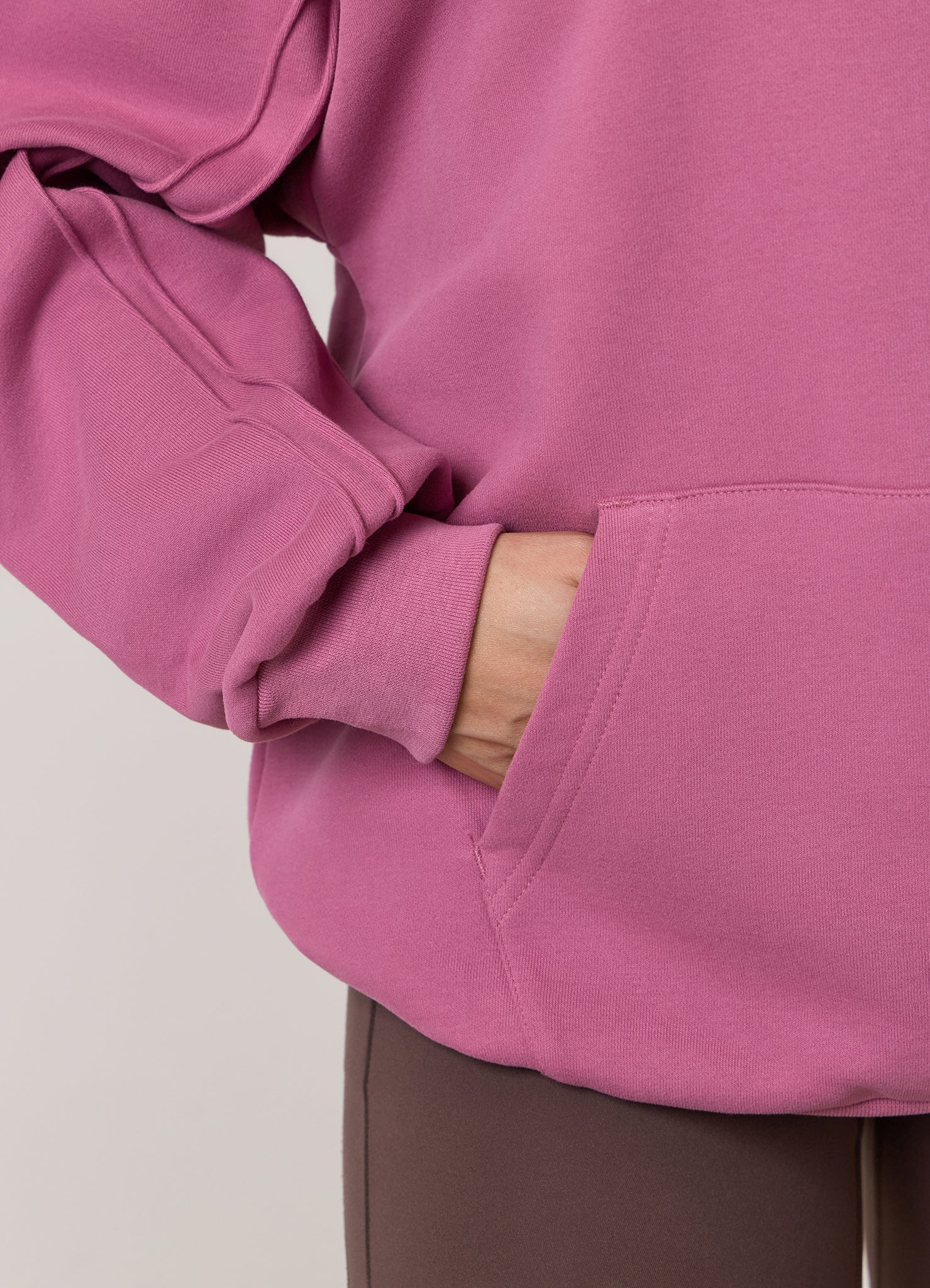 Gym King Replenish Peached Seam Hood - Orchid Mauve