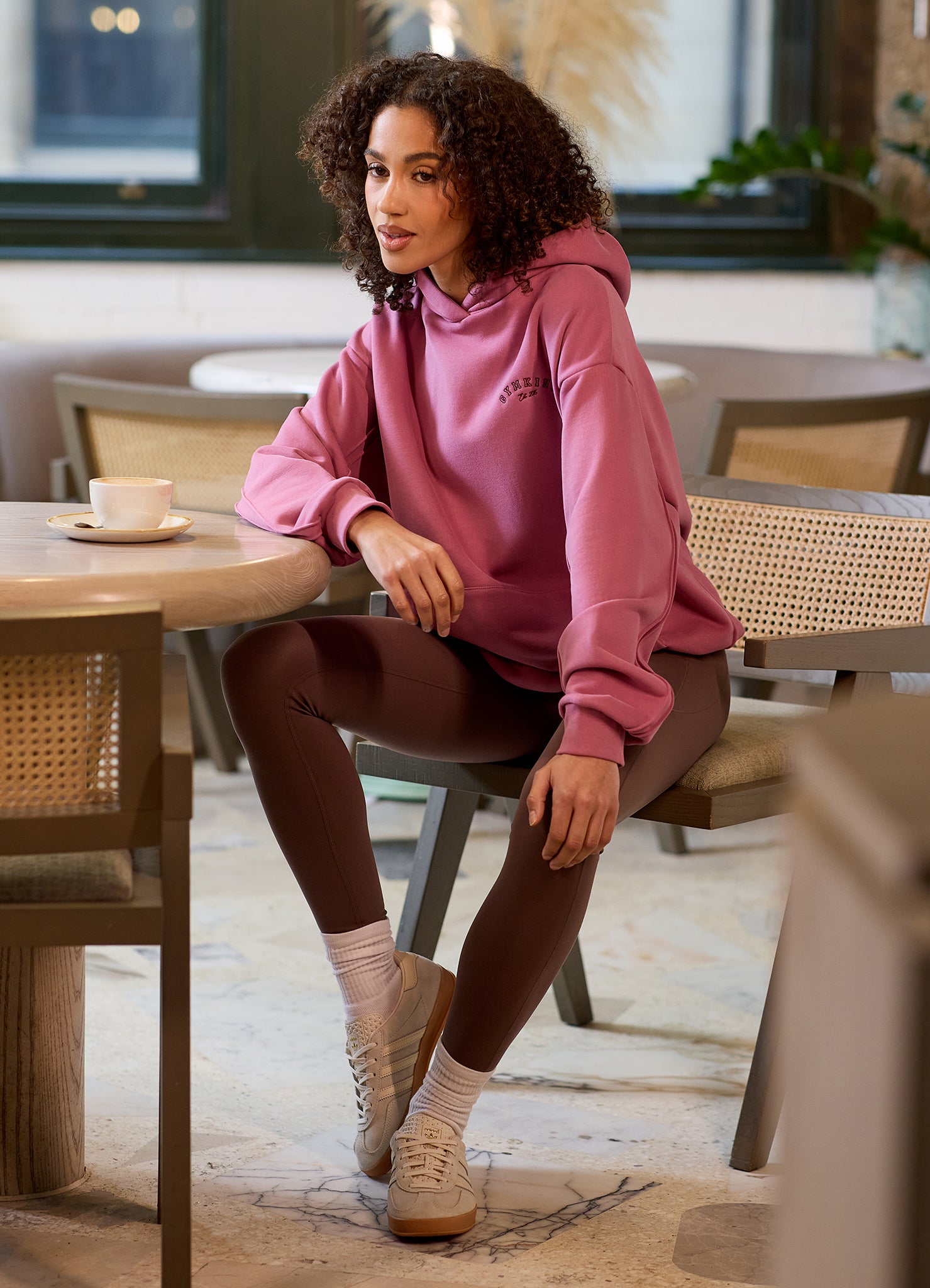 Gym King Replenish Peached Seam Hood - Orchid Mauve