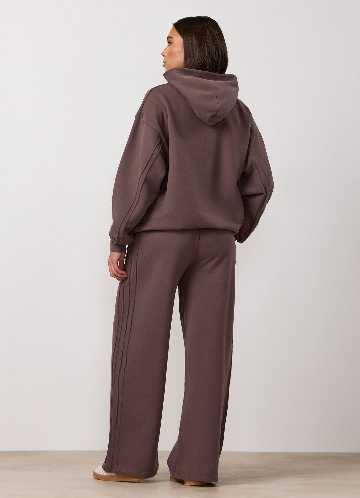 Gym King Replenish Peached Hood Tracksuit - Deep Mocha