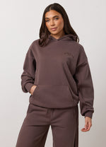 Gym King Replenish Peached Hood Tracksuit - Deep Mocha