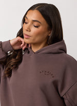 Gym King Replenish Peached Hood Tracksuit - Deep Mocha