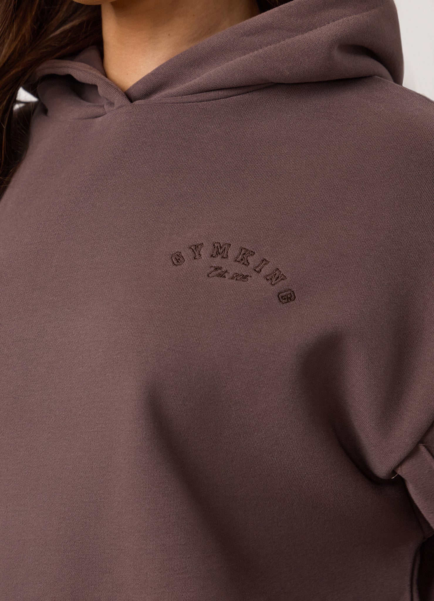 Gym King Replenish Peached Hood Tracksuit - Deep Mocha