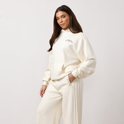 Gym King Replenish Peached Hood Tracksuit - Marshmallow