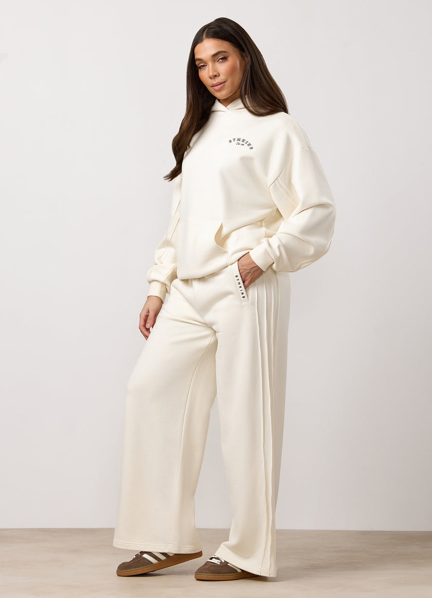 Gym King Replenish Peached Hood Tracksuit - Marshmallow