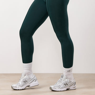 Gym King Reset Cotton Jersey Legging - Deep Forest Green