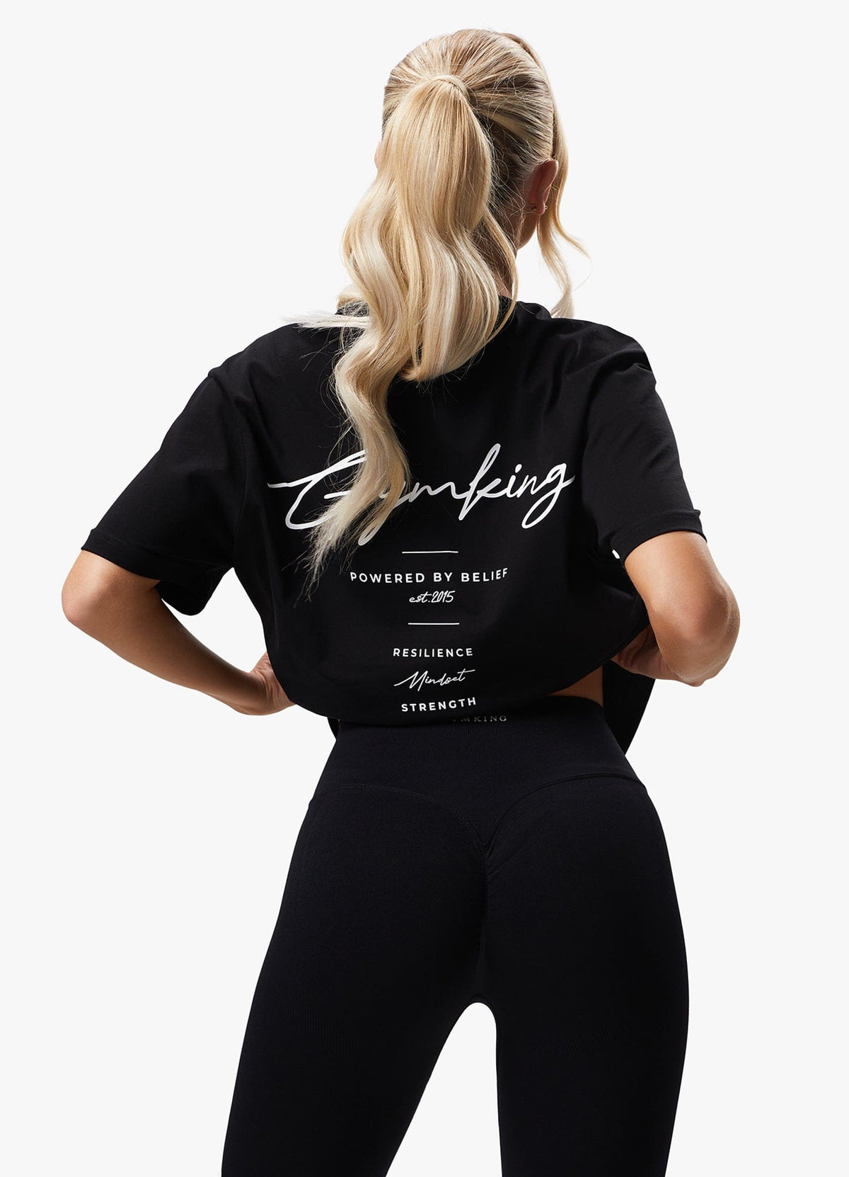 Gym King Reset BF T-Shirt - Black