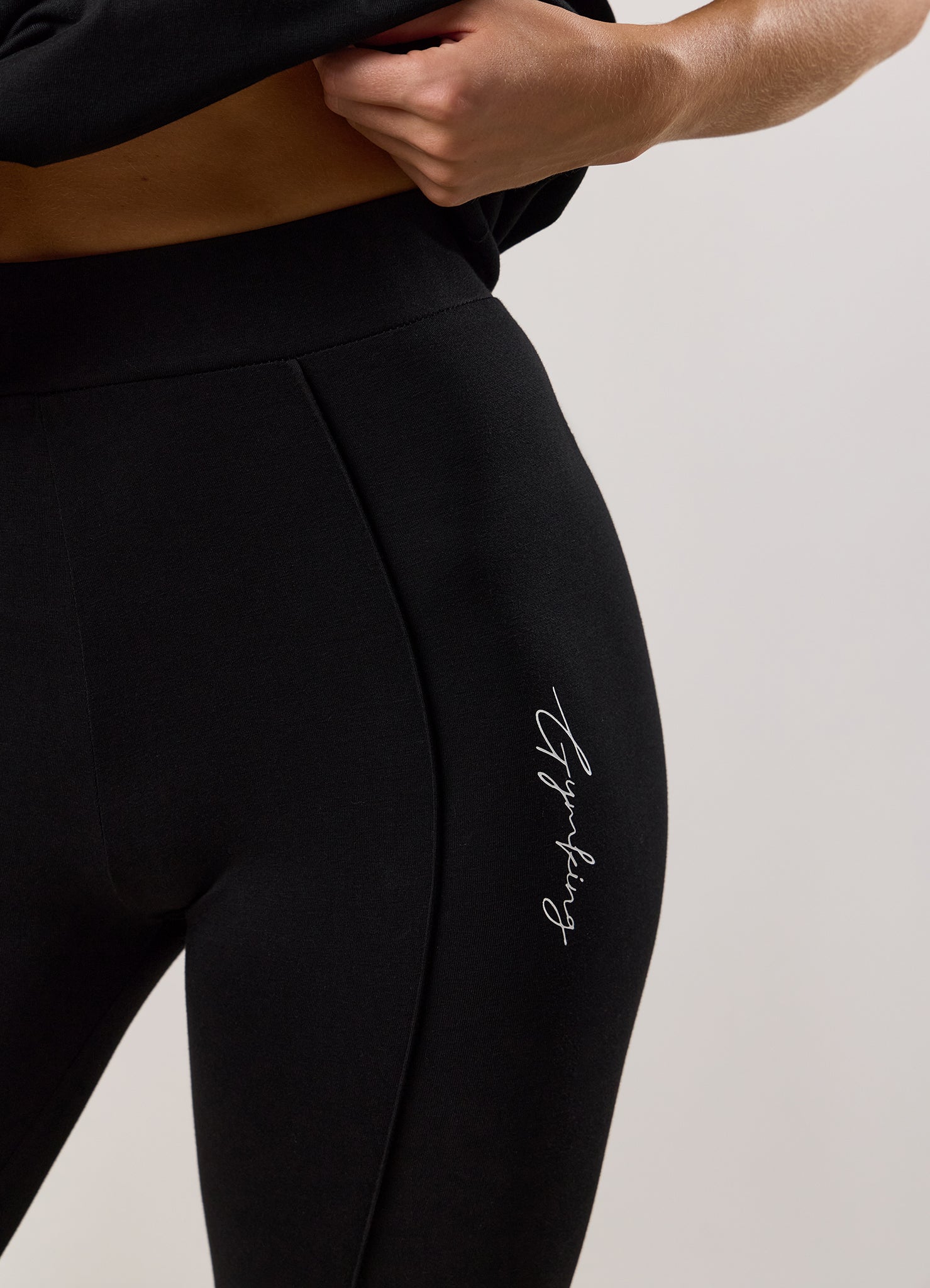 Gym King Reset Cotton Jersey Legging - Black