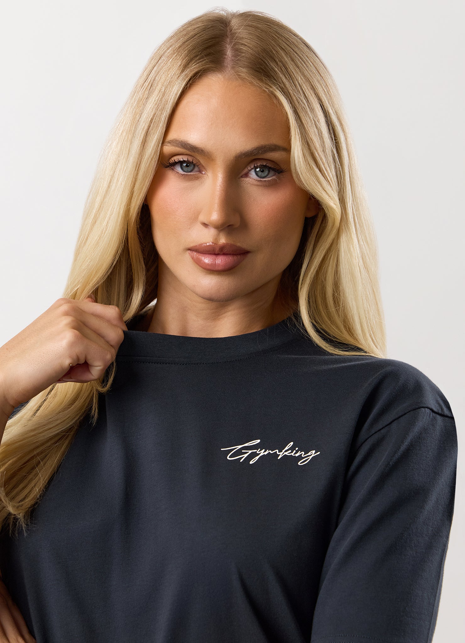 Gym King Reset Boyfriend Tee - Midnight Blue