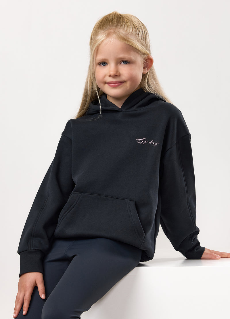 Gym King Kids Reset Fleece Hood - Midnight Blue
