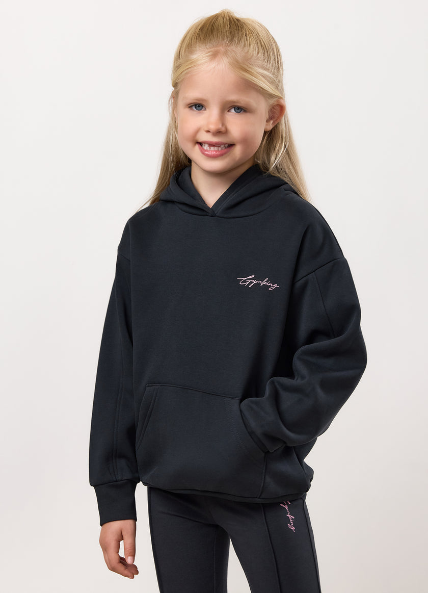 Gym King Kids Reset Fleece Hood - Midnight Blue