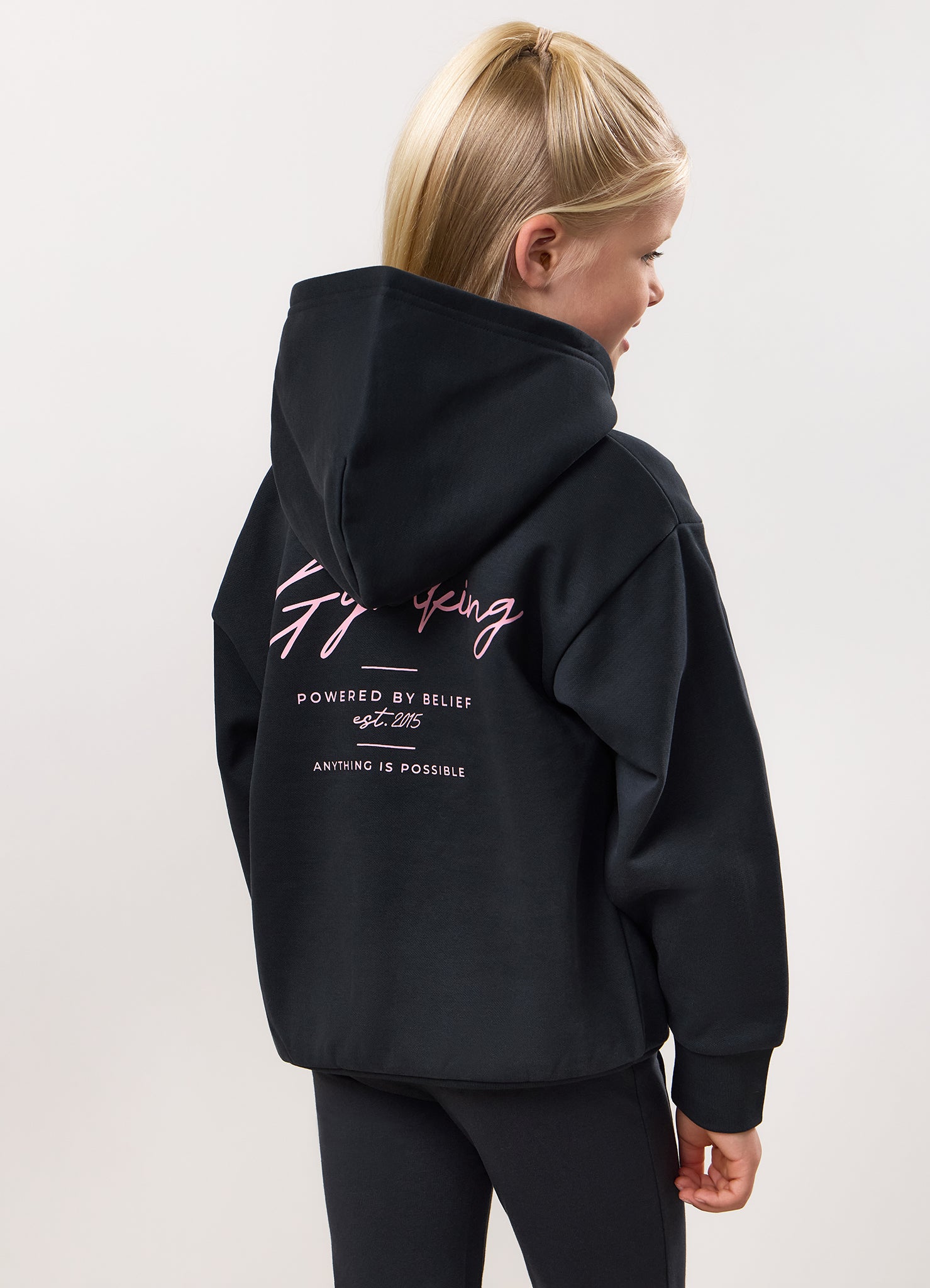 Gym King Kids Reset Fleece Hood - Midnight Blue