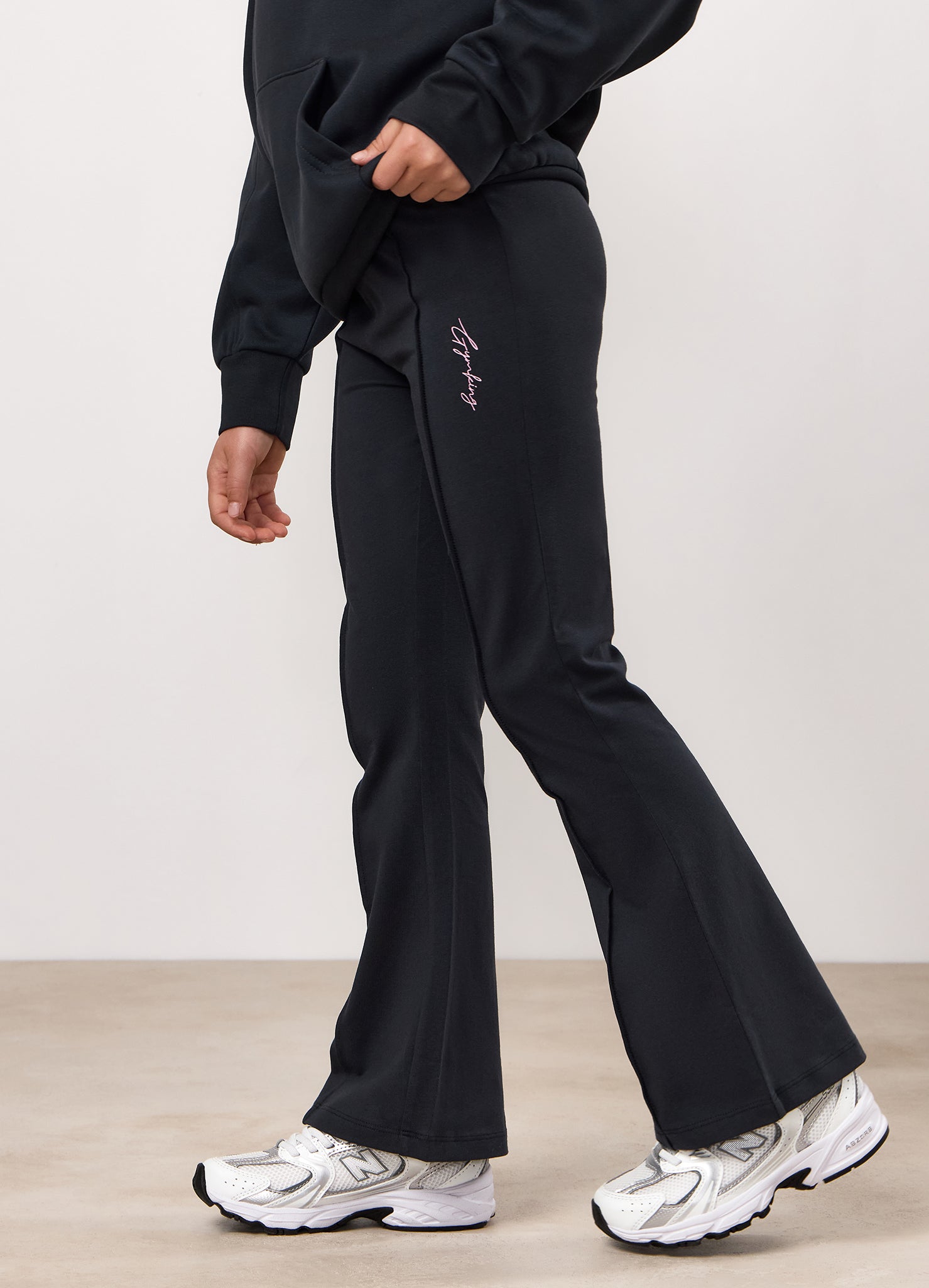 Gym King Kids Reset Flared Jersey Legging - Midnight Blue
