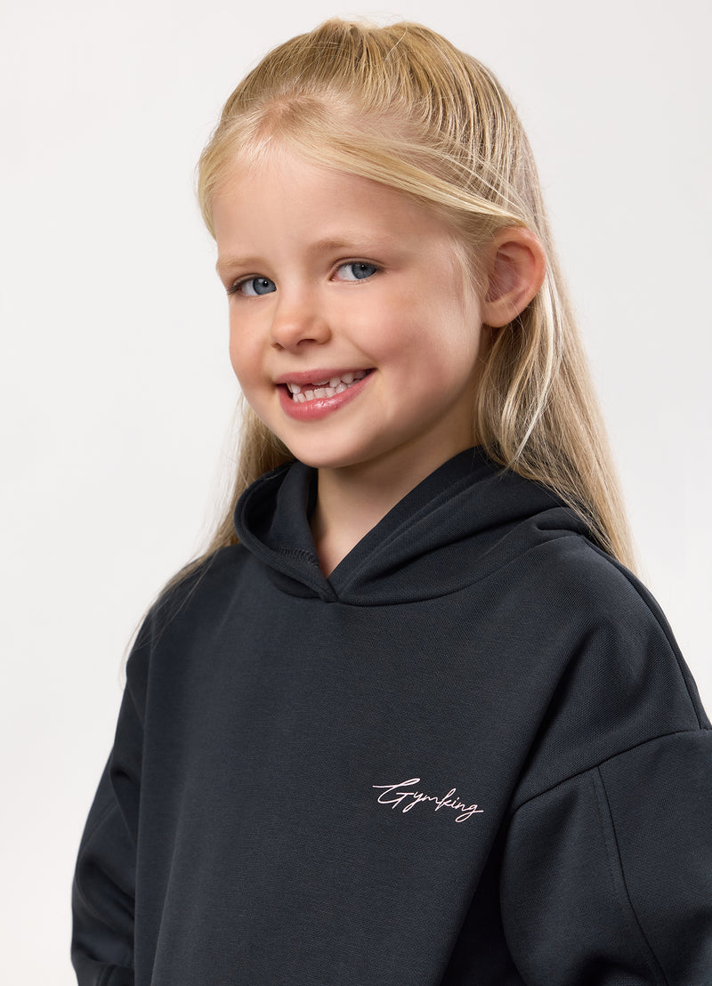 Gym King Kids Reset Fleece Hood - Midnight Blue