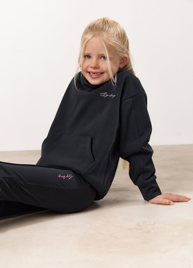 Gym King Kids Reset Fleece Hood - Midnight Blue
