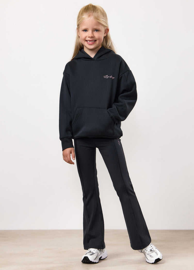 Gym King Kids Reset Flared Jersey Legging - Midnight Blue