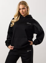 Gym King Reset Oversized Fleece Hood Tracksuit - Black