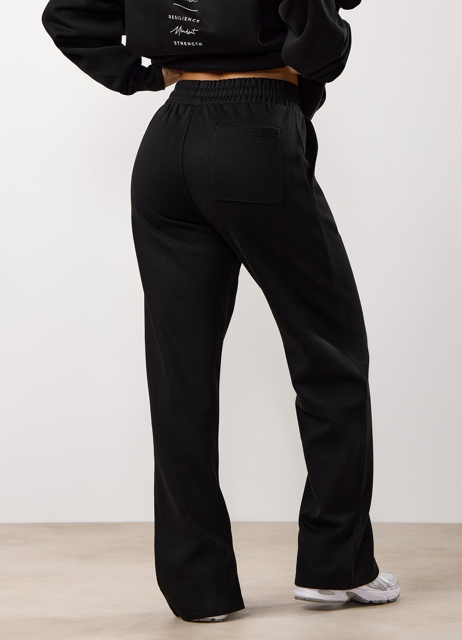 Gym King Reset Oversized Fleece Hood Tracksuit - Black