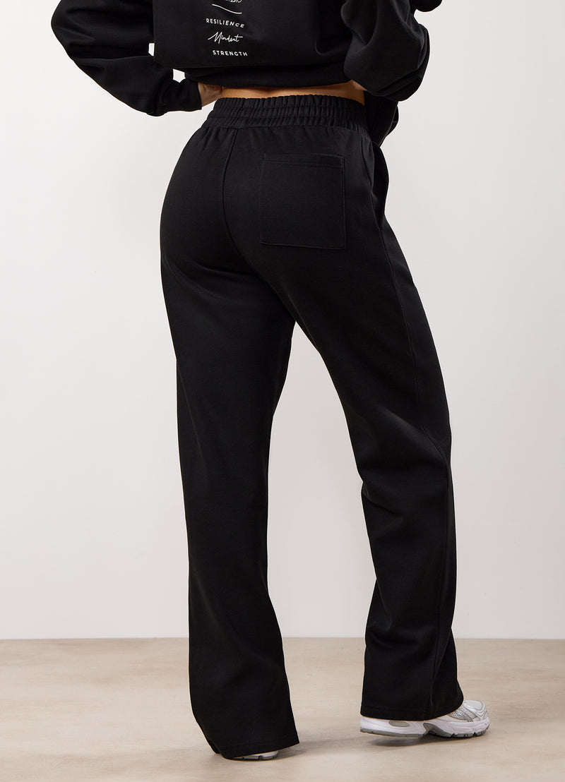 Gym King Reset Oversized Fleece Hood Tracksuit - Black