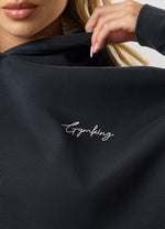 Gym King Reset Oversized Fleece Hood Tracksuit - Midnight Blue