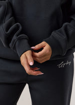 Gym King Reset Oversized Fleece Hood Tracksuit - Midnight Blue