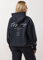 Gym King Reset Oversized Fleece Hood Tracksuit - Midnight Blue