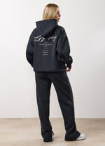 Gym King Reset Oversized Fleece Hood Tracksuit - Midnight Blue