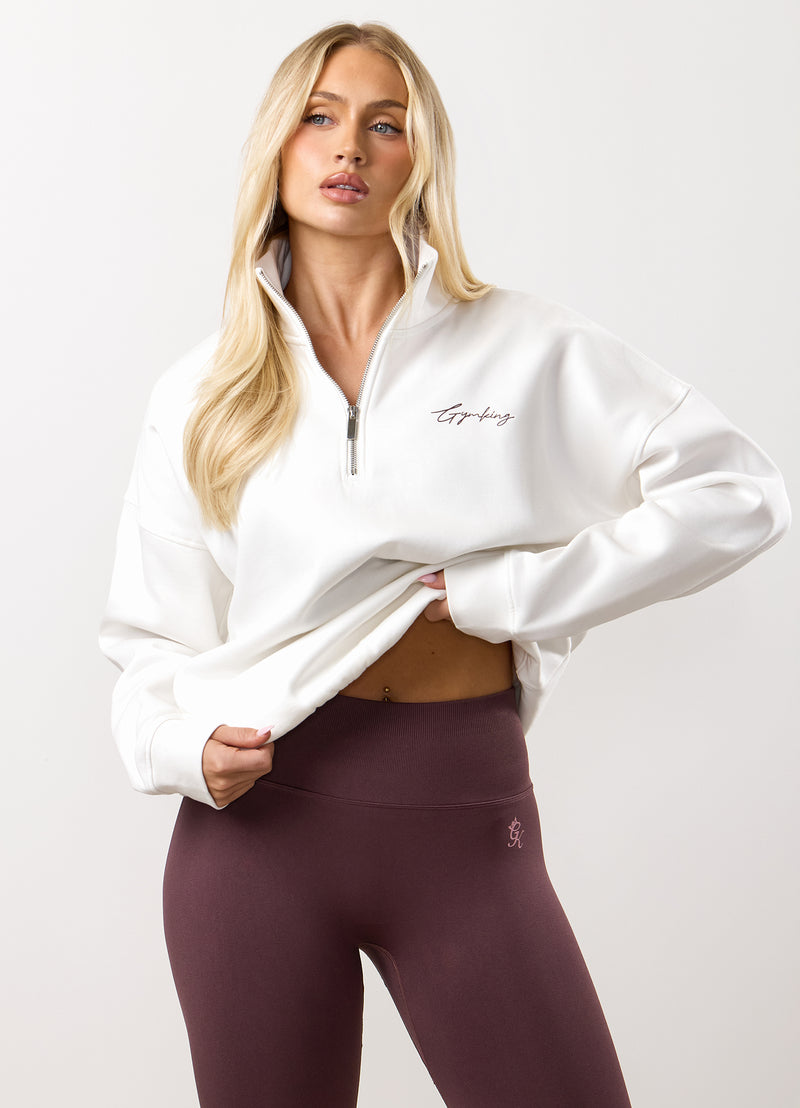 Gym King Reset 1/4 Funnel - Cream/Deep Plum