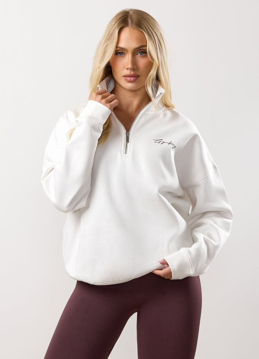Gym King Reset 1/4 Funnel - Cream/Deep Plum