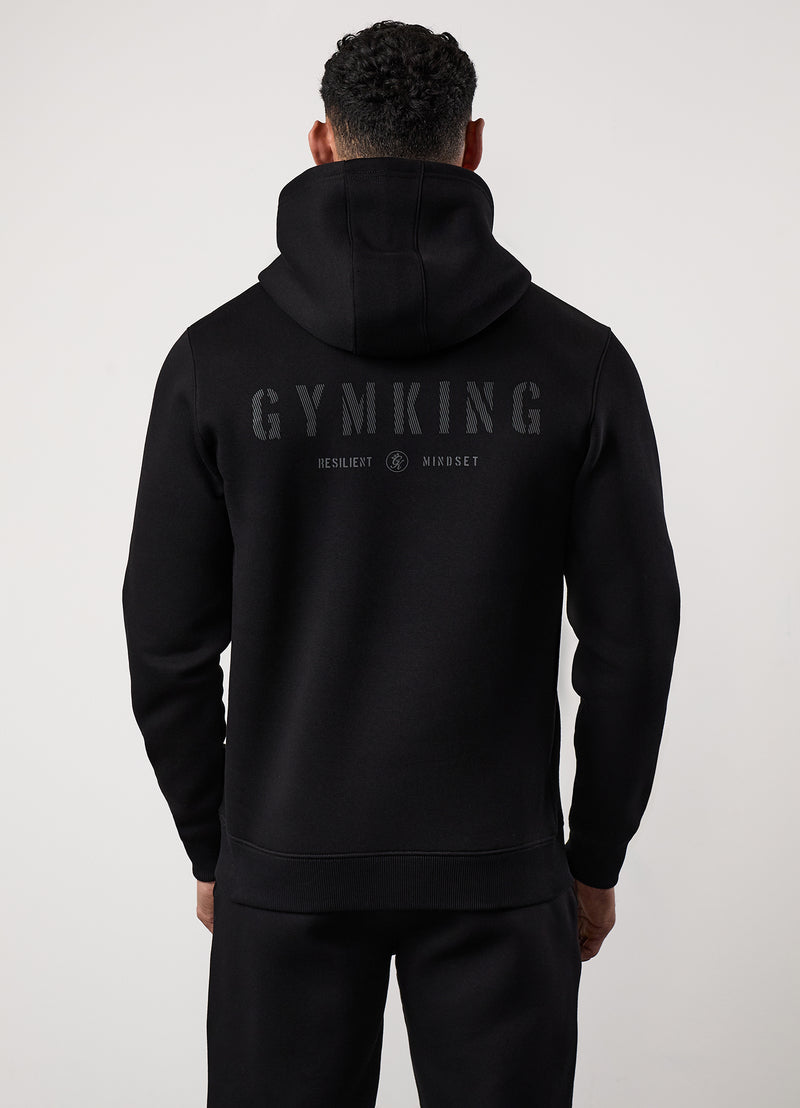 Gym King Resilient Mindset Tracksuit - Black