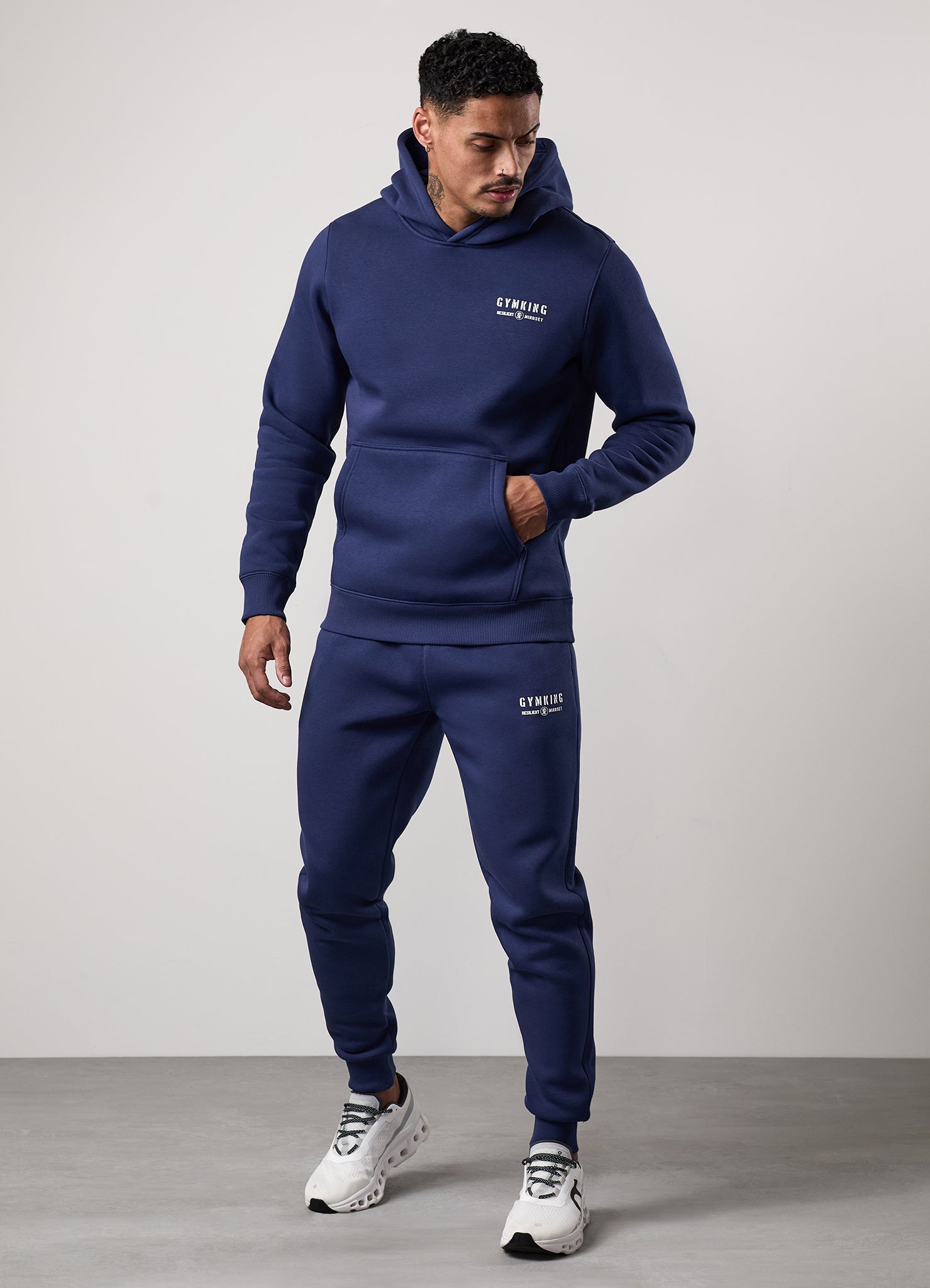 Gym King Resilient Mindset Jogger - Oxford Blue