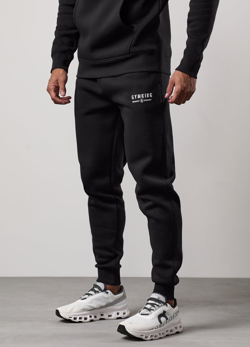 Gym King Resilient Mindset Tracksuit - Black