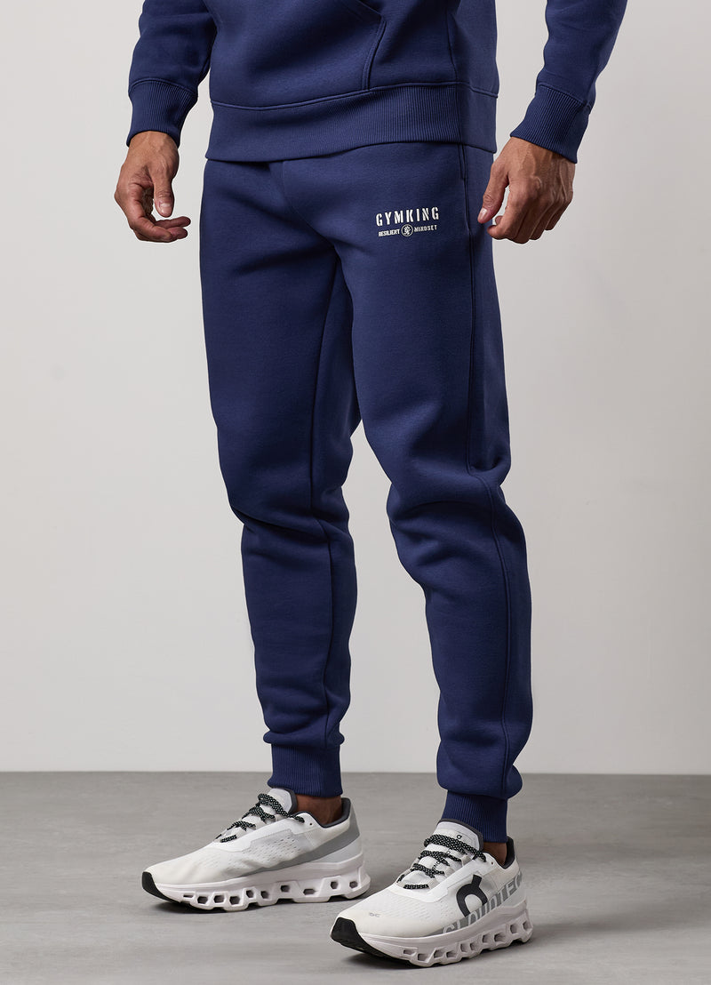 Gym King Resilient Mindset Tracksuit - Oxford Blue