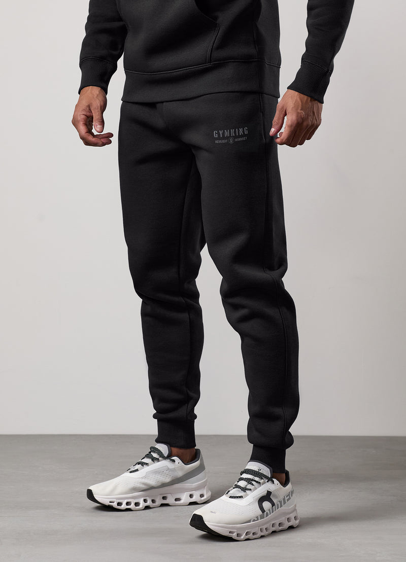 Gym King Resilient Mindset Jogger - Black