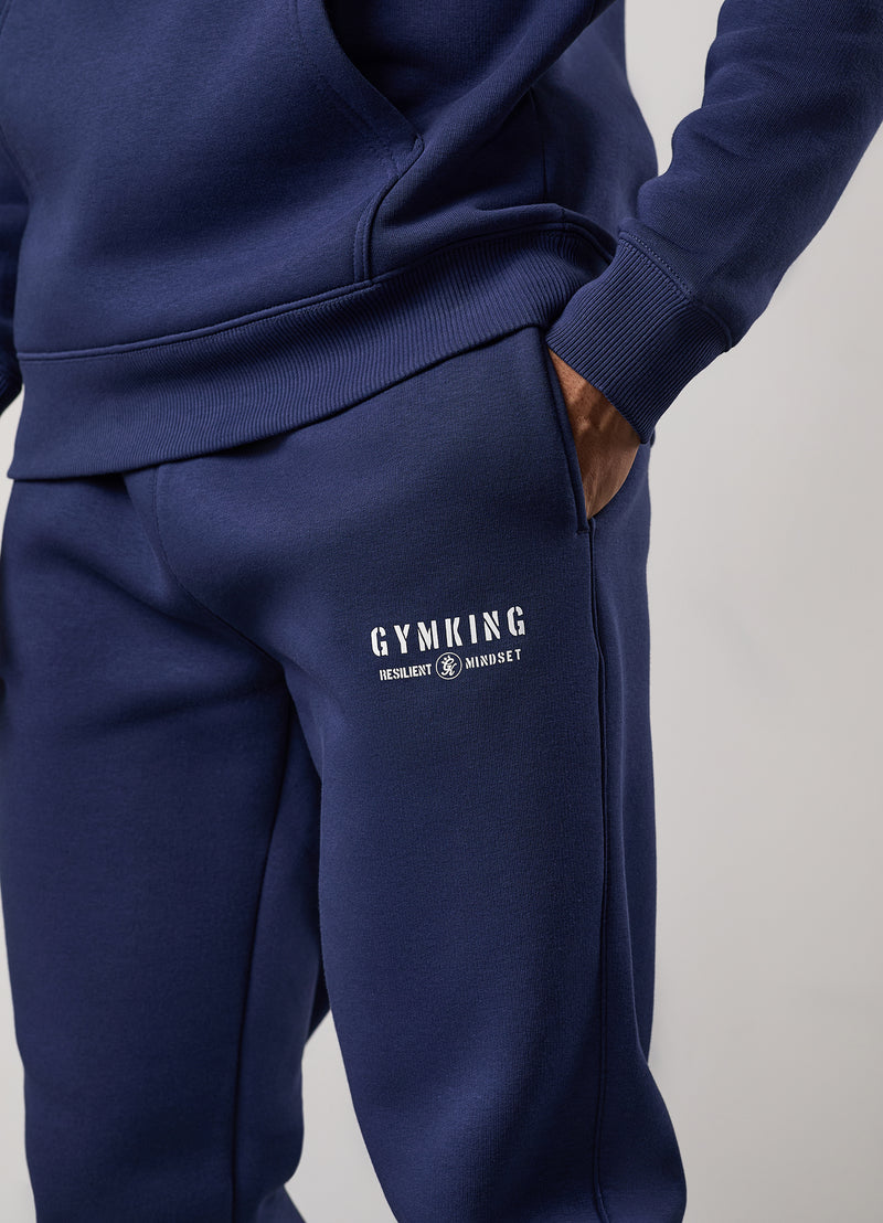 Gym King Resilient Mindset Jogger - Oxford Blue