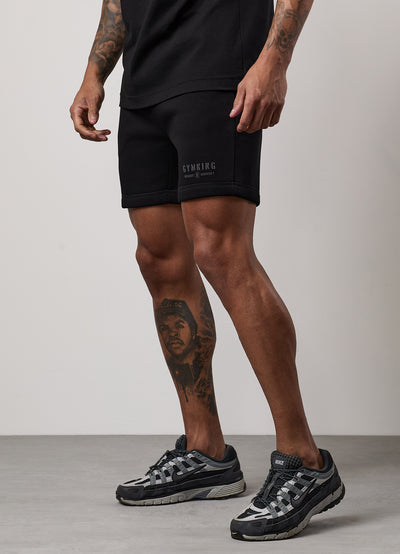 Gym King Resilient Mindset Short - Black