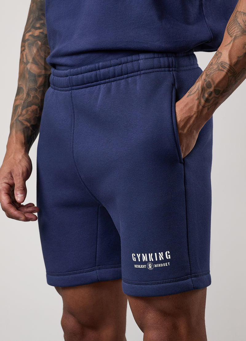 Gym King Resilient Mindset Short - Oxford Blue