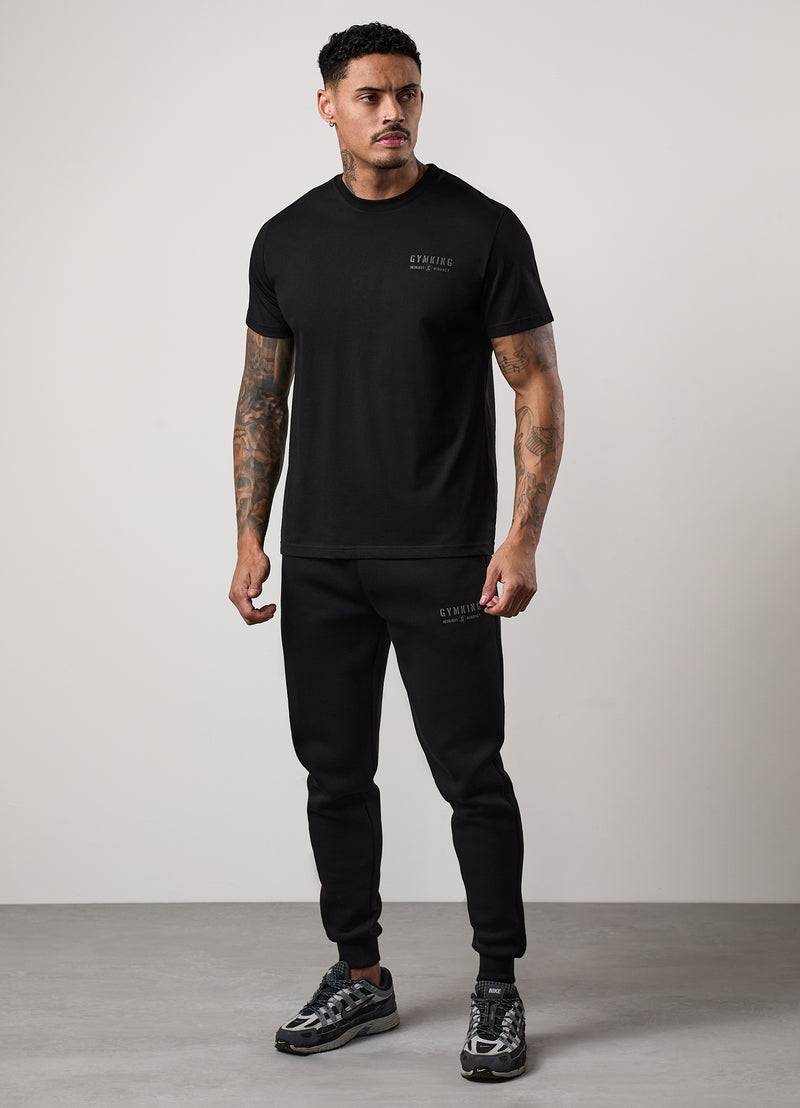 Gym King Resilient Mindset Tee - Black