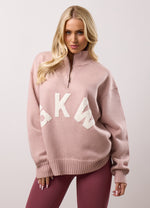 Gym King Restore 1/4 Zip Funnel - Shadow Pink thumbnail