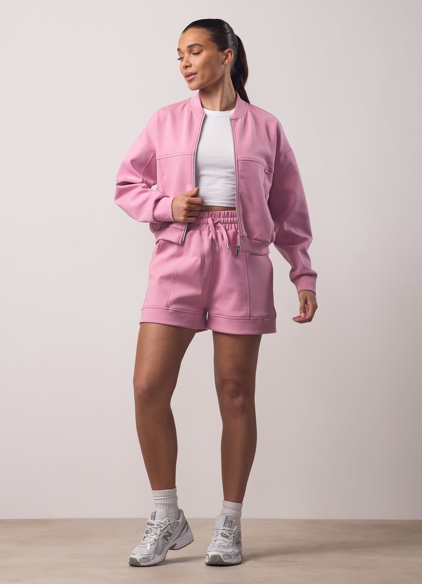 Gym King Retreat Boxy Short - Dusky Rose