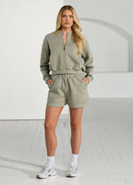 Gym King Retreat Boxy Short - Dusky Sage