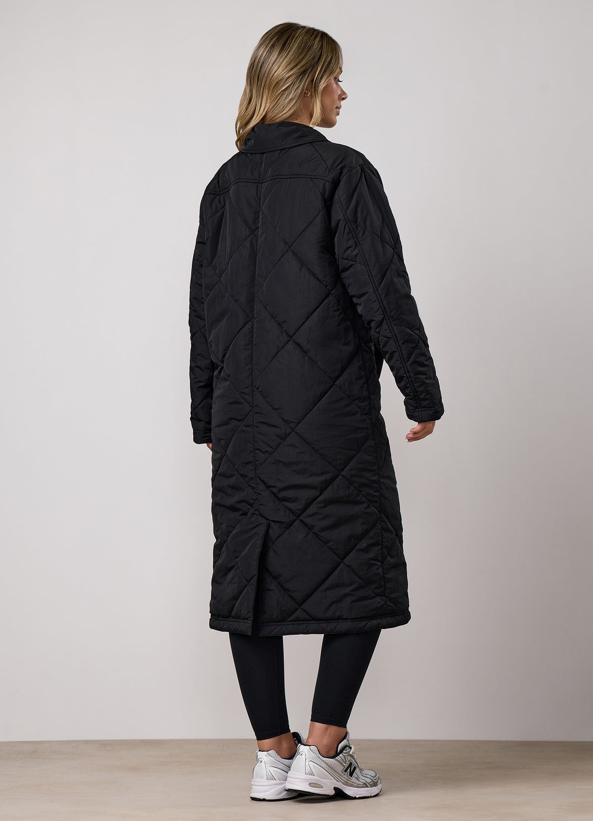 Gym King Omkeerbare Evoke Longline-jas - Zwart
