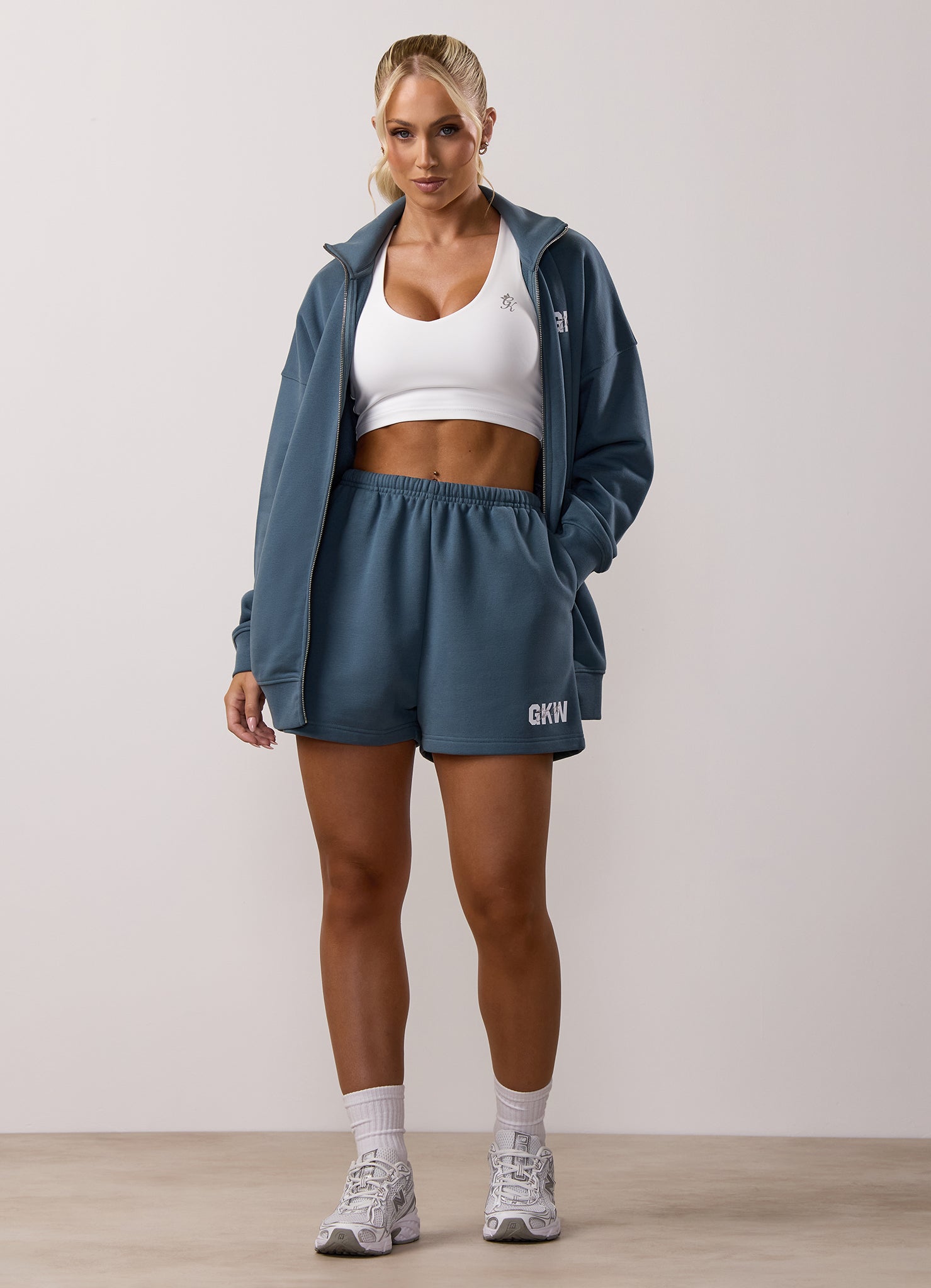 Gym King Revive Peached Short - Storm Blue