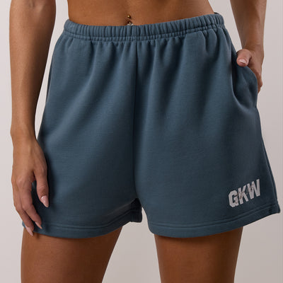 Gym King Revive Peached Short - Storm Blue