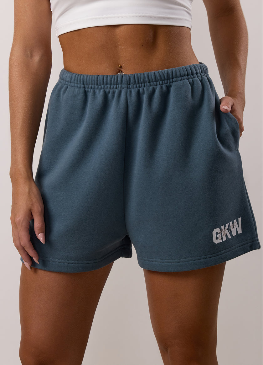 Gym King Revive Peached Short - Storm Blue