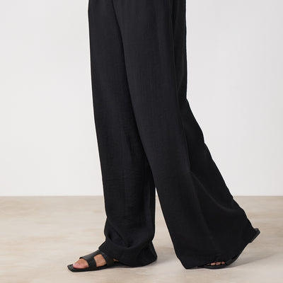 Gym King Signature Woven Paper Bag Trousers Petite - Black
