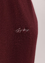 Gym King Rib Knit Full Zip Set - Fig